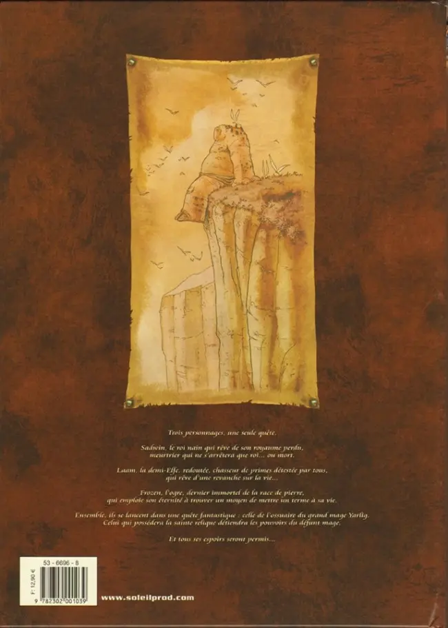 Verso de l'album Les Terres de Sienn Tome 1 L'héritage de Yarlig