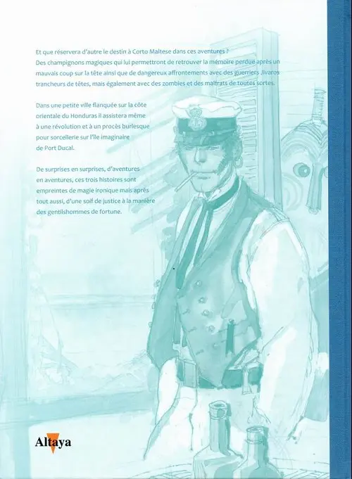 Verso de l'album Tout Pratt Tome 5 Corto Maltese - Lointaines îles du vent