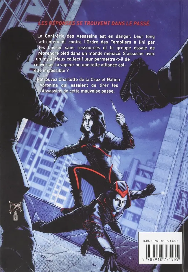 Verso de l'album Assassin's Creed Tome 3 Retour aux sources