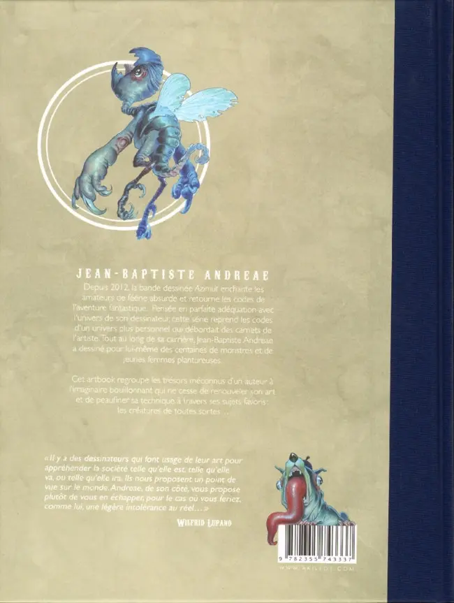 Verso de l'album Créatures