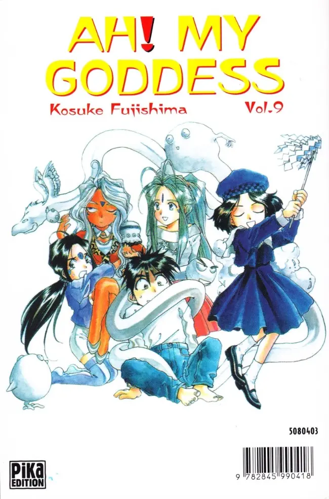 Verso de l'album Ah ! My Goddess Vol. 9