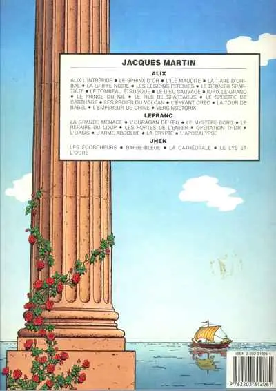 Verso de l'album Alix Tome 2 Le Sphinx d'or