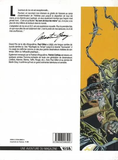 Verso de l'album Au nom de tous les miens Tome 1 Les fourmis