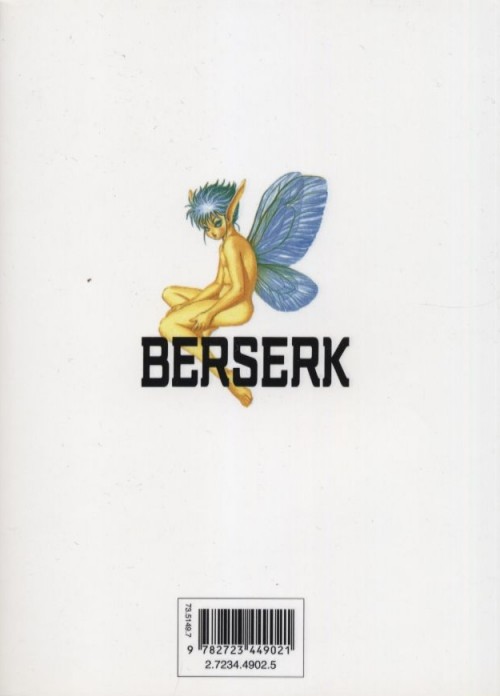 Verso de l'album Berserk 3