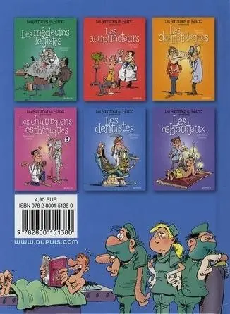 Verso de l'album Les Femmes en blanc présentent... Tome 5 Les dentistes