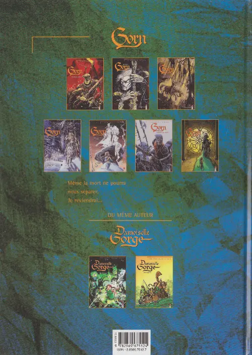 Verso de l'album Gorn Tome 5 Ceux qui nous hantent...