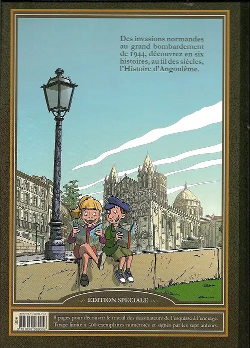 Verso de l'album Histoires de... Tome 1 Histoire(s) d'Angoulême