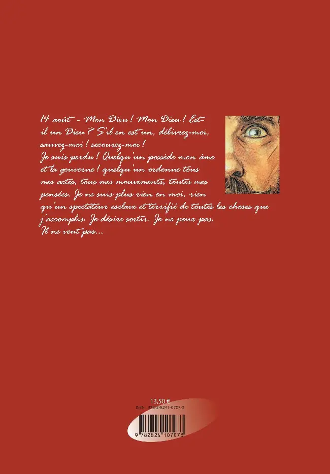 Verso de l'album Le Horla