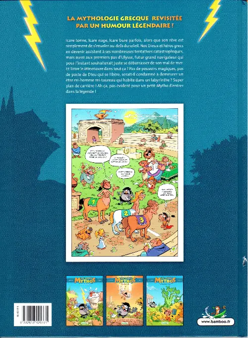 Verso de l'album Les Petits Mythos Tome 2 Le grand Icare