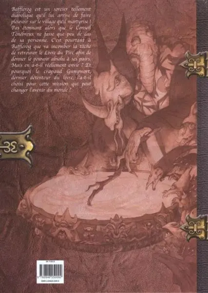 Verso de l'album Bafflerog le sorcier Tome 1 Le grand voyage