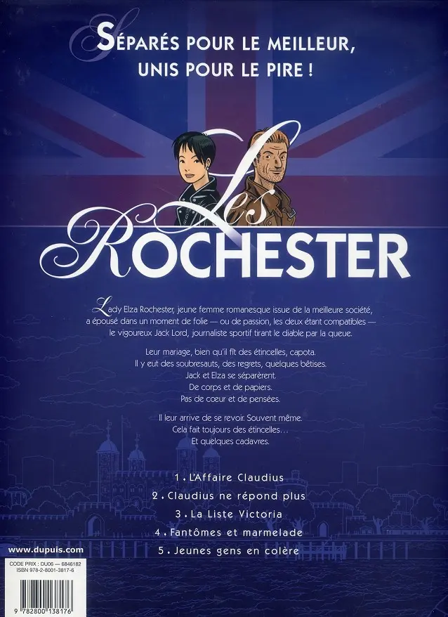 Verso de l'album Les Rochester Tome 2 Claudius ne répond plus