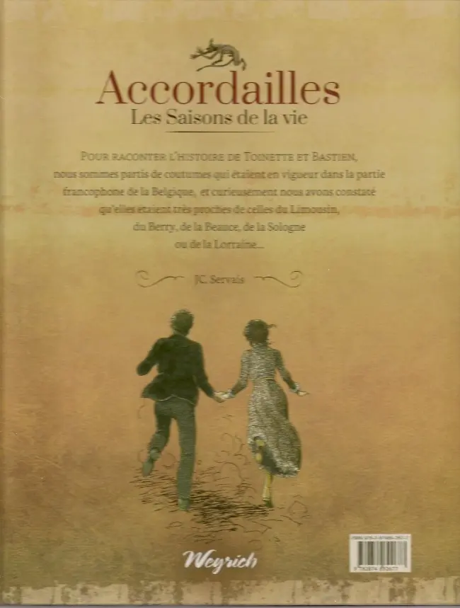 Verso de l'album Les saisons de la vie Tome 1 Accordailles