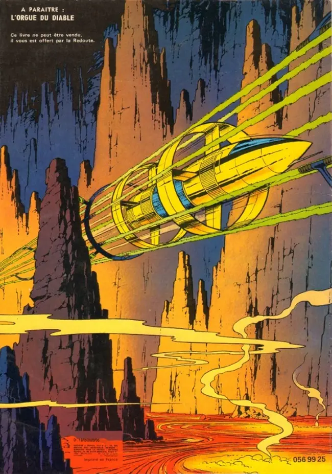 Verso de l'album Yoko Tsuno Tome 1 Le trio de l'étrange