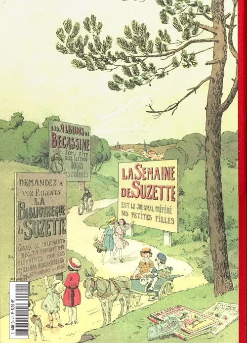 Verso de l'album Bécassine Tome 28 Alphabet de Bécassine