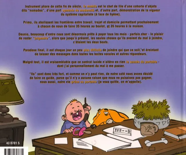 Verso de l'album de A à Z Le Portable illustré de A à Z