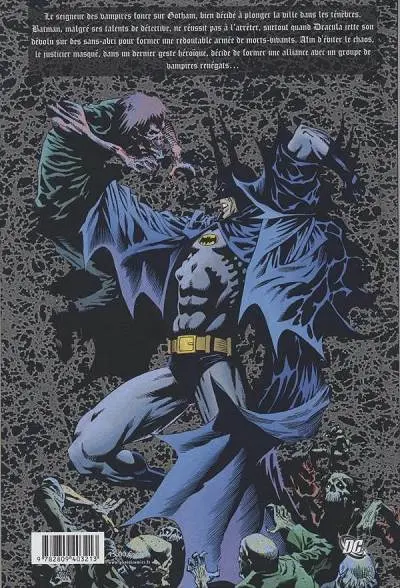 Verso de l'album Batman & Dracula Tome 1 Pluie de sang