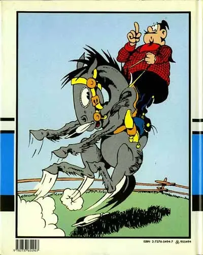 Verso de l'album Moustache et Trottinette Intégrale 2 1957
