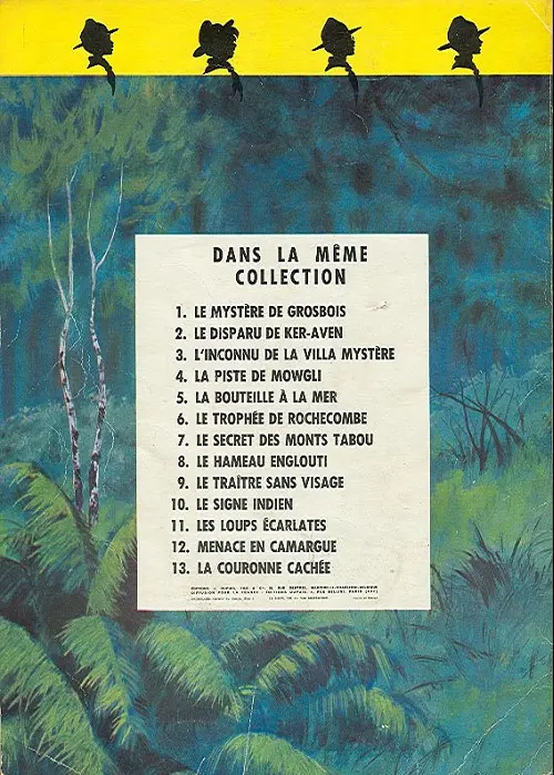 Verso de l'album La Patrouille des Castors Tome 13 La couronne cachée