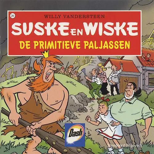 Verso de l'album Bob et Bobette (Publicitaire) Les Cromagnons
