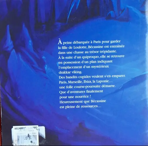 Verso de l'album Bécassine Le Trésor viking