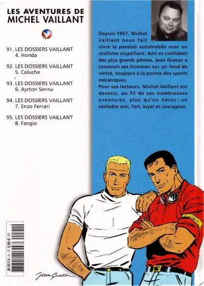 Verso de l'album Michel Vaillant La Collection Tome 91 Honda 50 ans de passion
