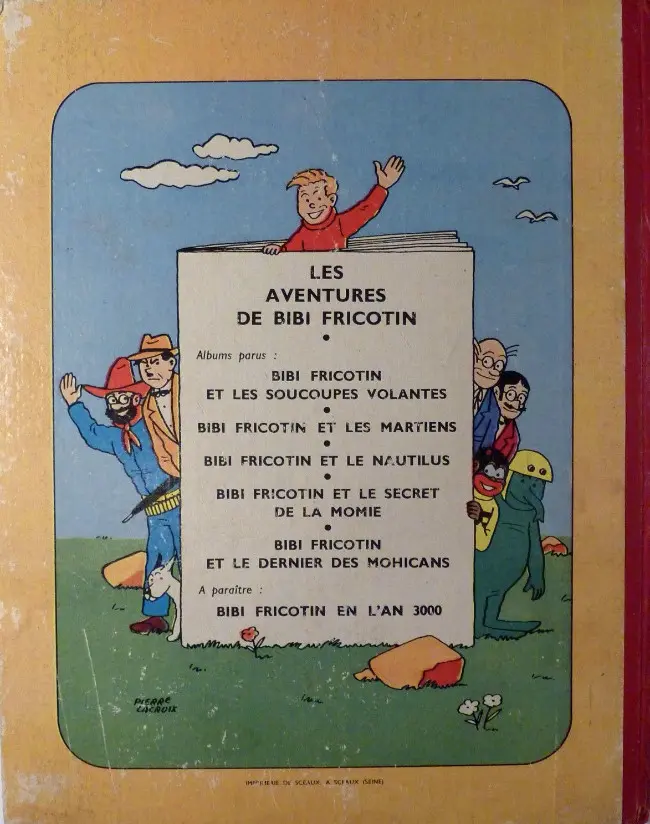 Verso de l'album Bibi Fricotin Tome 6 Bibi Fricotin et la fantastique machine KB˟Z²