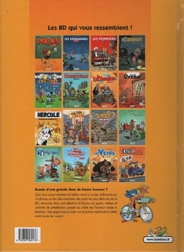 Verso de l'album Les Vélo Maniacs Le Best Of