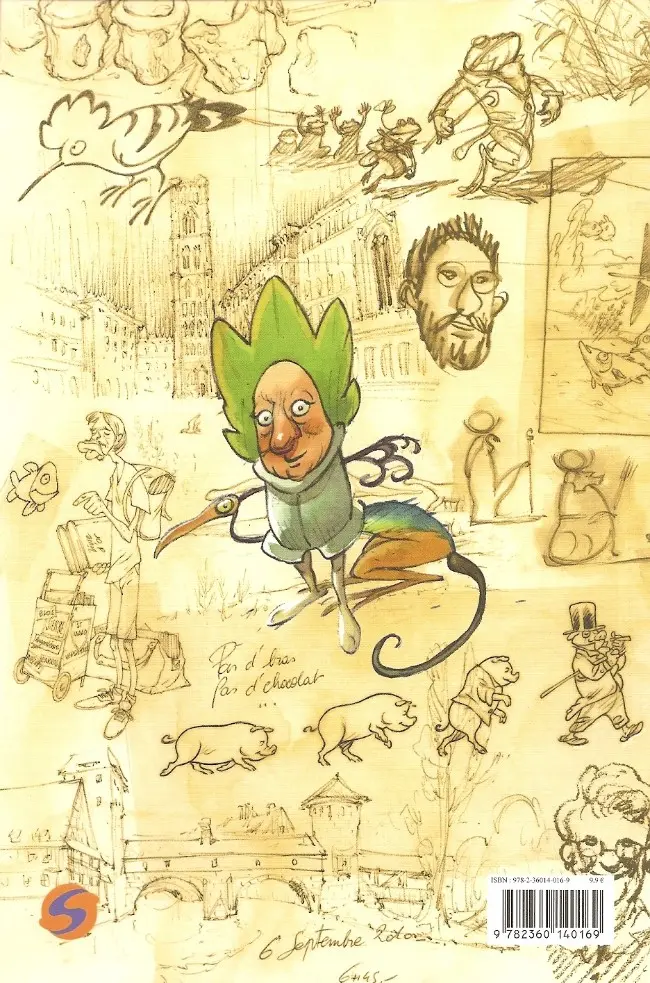 Verso de l'album Carnet d'auteur Mazan