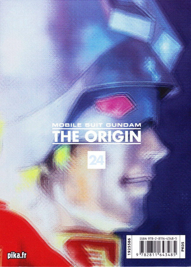 Verso de l'album Mobile Suit Gundam - The Origin 24 Histoires inédites