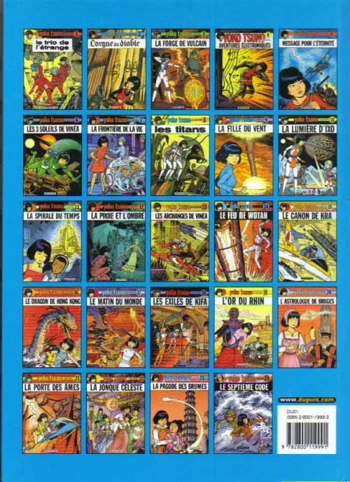 Verso de l'album Yoko Tsuno Tome 19 L'or du Rhin