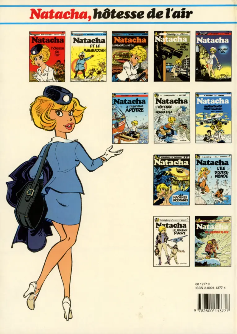 Verso de l'album Natacha Tome 12 Les culottes de fer