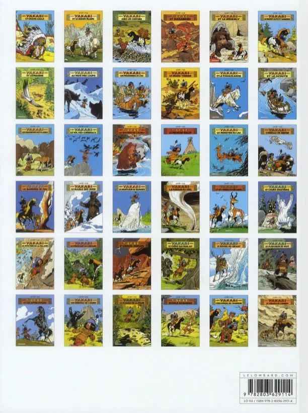 Verso de l'album Yakari Tome 31 Yakari et les appaloosas