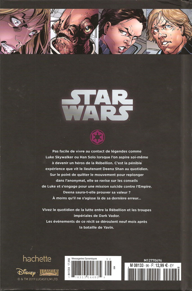 Verso de l'album Star Wars - Légendes - La Collection Tome 96 Rébellion - VI. Petites Victoires