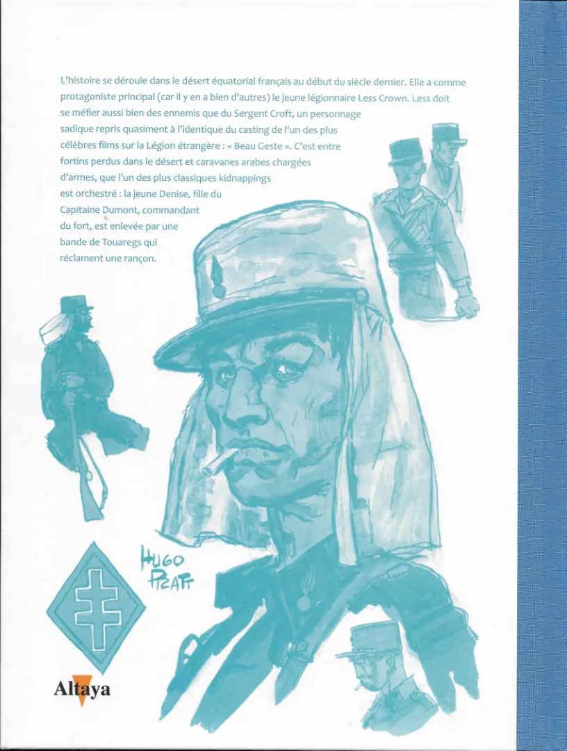 Verso de l'album Tout Pratt Tome 70 Legion Extranjera