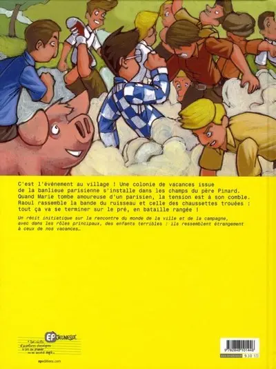 Verso de l'album Les Chaussettes trouées Tome 2 Les parisiens