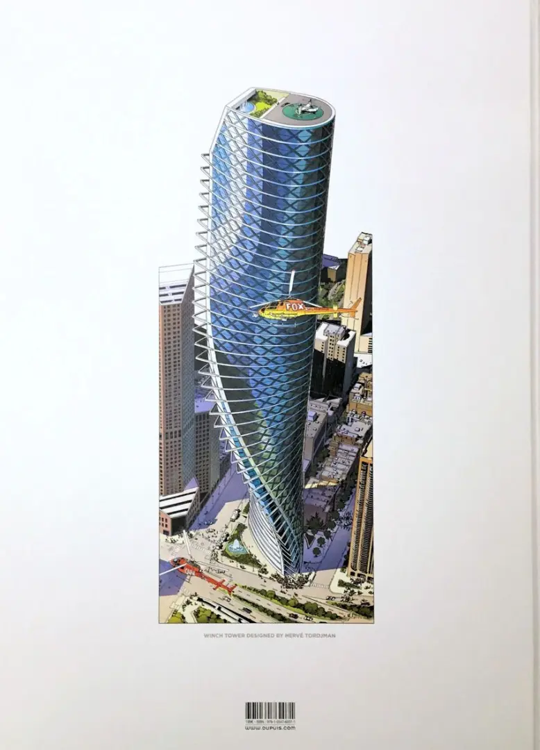 Verso de l'album Largo Winch Tome 23 La Frontière de la nuit