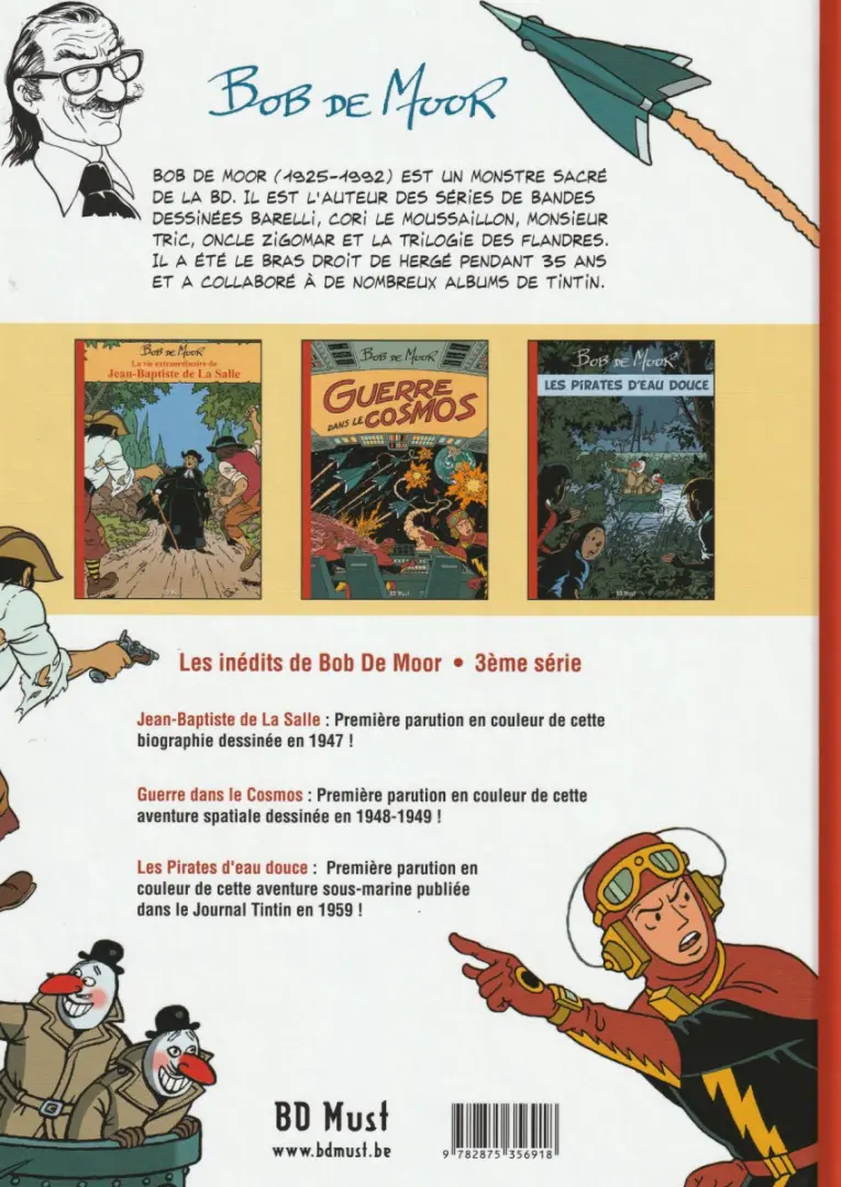 Verso de l'album Pirates d'eau douce