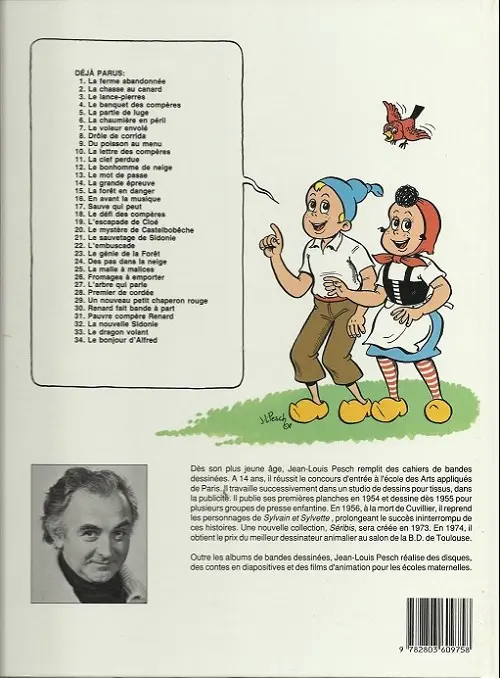 Verso de l'album Sylvain et Sylvette Tome 14 La grande épreuve