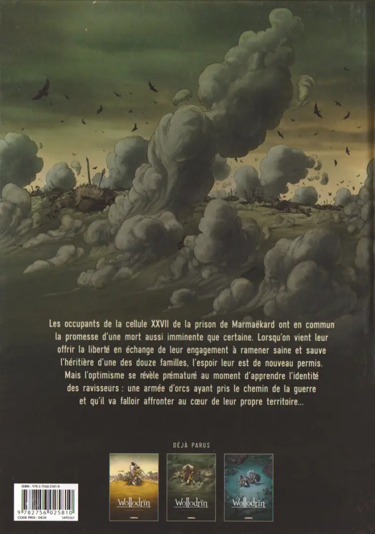 Verso de l'album Wollodrïn Tome 2 Le matin des cendres 2/2