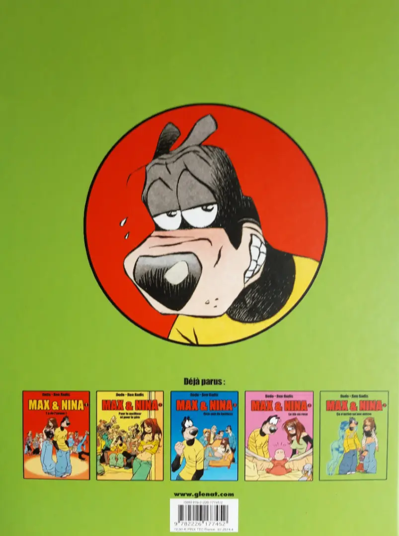 Verso de l'album Max & Nina Tome 5 Ça n'arrive qu'aux autres