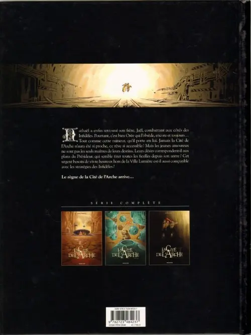 Verso de l'album La Cité de l'Arche Tome 3 Lumière morte / lumière vive
