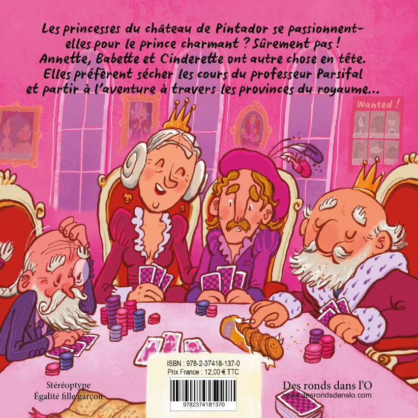 Verso de l'album La patrouille des power princesses La patrouille des power princesses