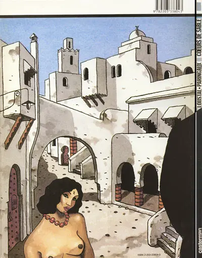 Verso de l'album Coeurs de sable