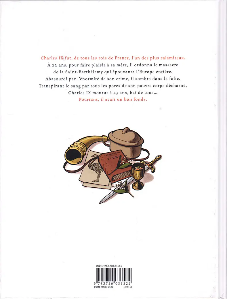 Verso de l'album Charly 9