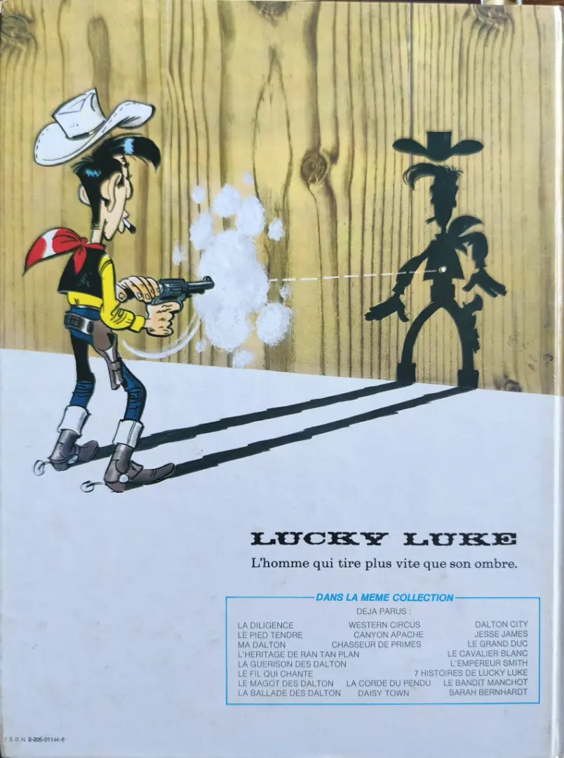 Verso de l'album Lucky Luke Tome 46 Le fil qui chante