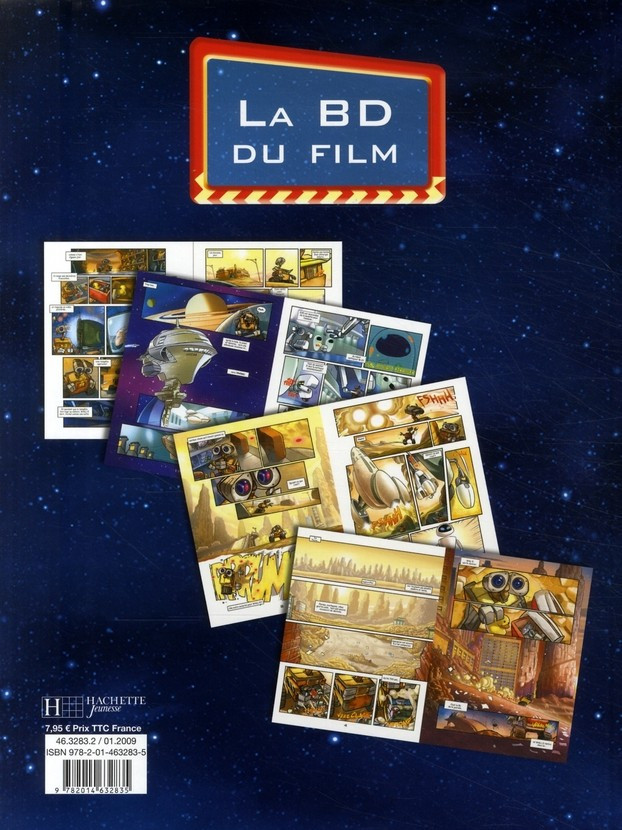 Verso de l'album Wall-e La BD du film