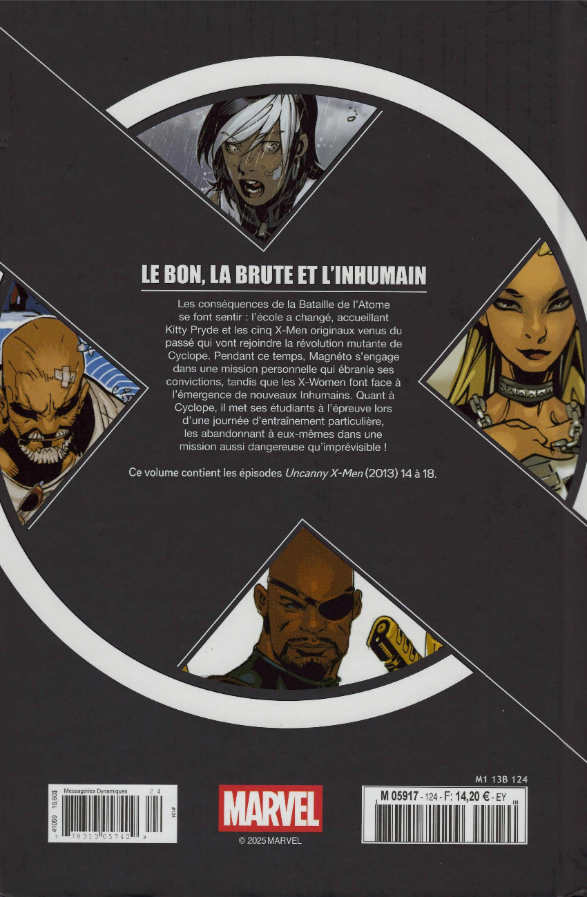 Verso de l'album X-Men - La Collection Mutante Tome 124 Le Bon, la Brute et l'Inhumain
