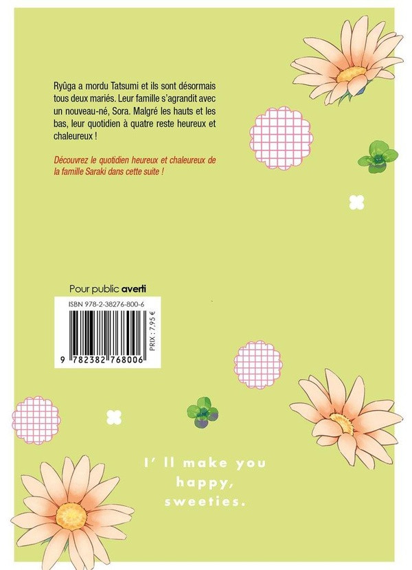 Verso de l'album Papa oméga contre alpha yakuza 2