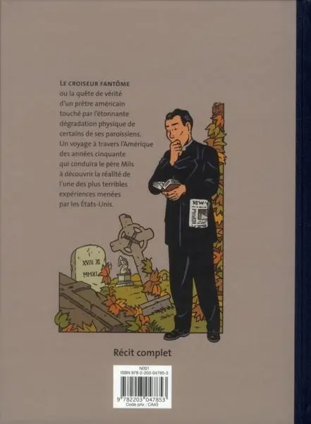 Verso de l'album Le Croiseur fantôme