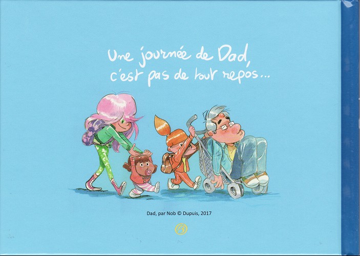 Verso de l'album Dad Une journée de Dad